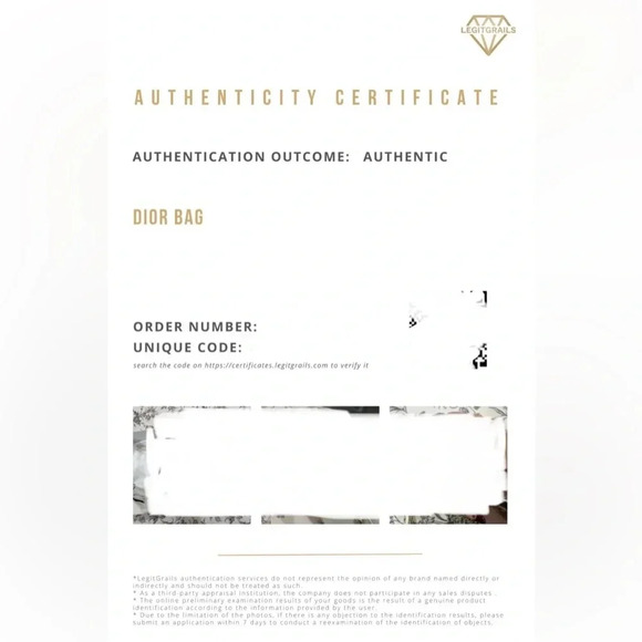 Certificate of Authenticity (2 hour)(COA) - Picture 1 of 2